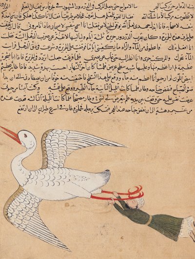 Ms E-7 fol.72a Kaufmann aus Isfahan fliegt, aus 